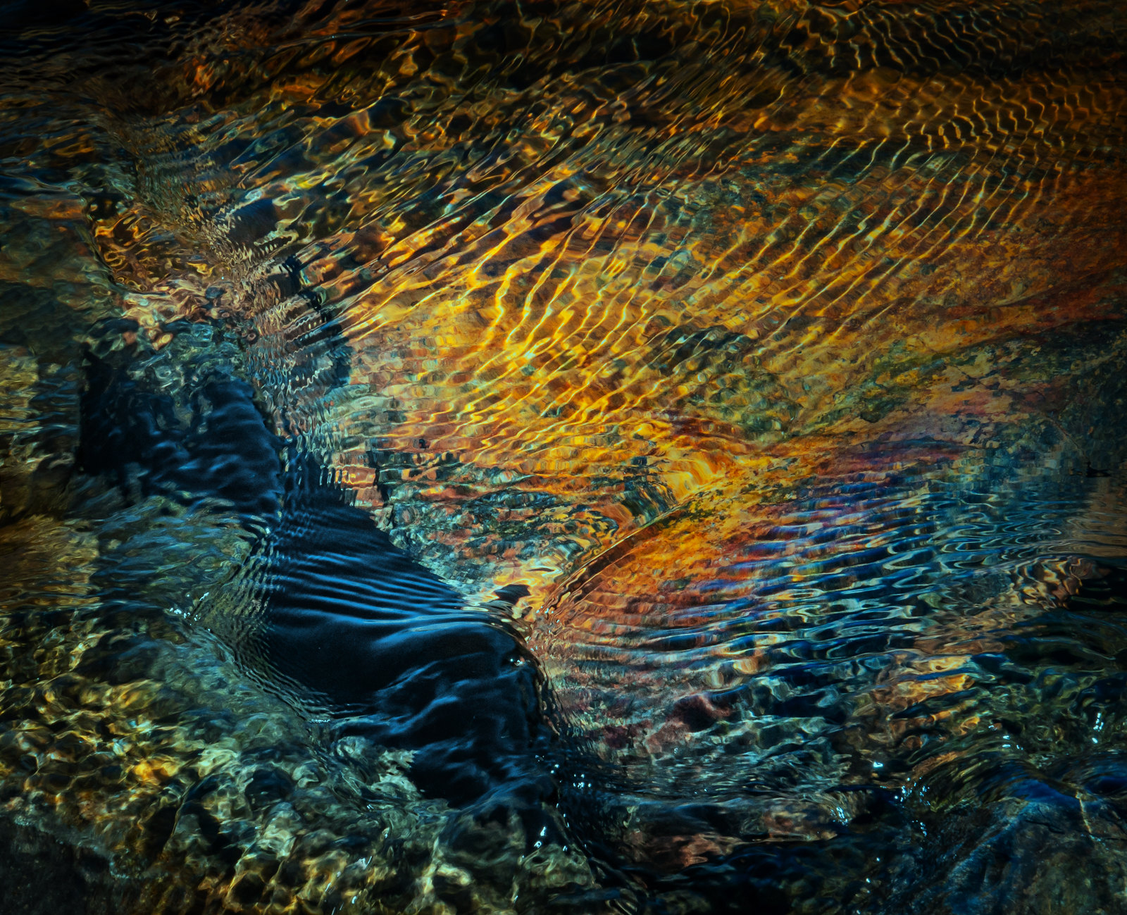 Photo by Kathy Barnhart of rippling water