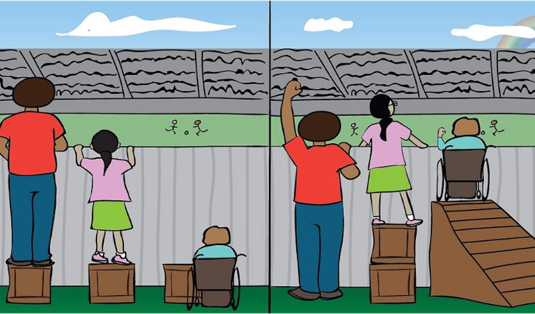 Equality -> Equity -> Justice: The Transportation Case Example