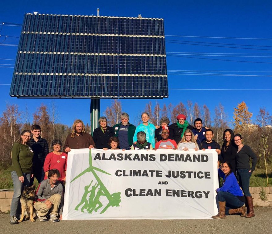 Alaskans Demand Climate Justice and Clean Energy