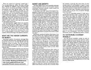 Friends, Money and The Earth