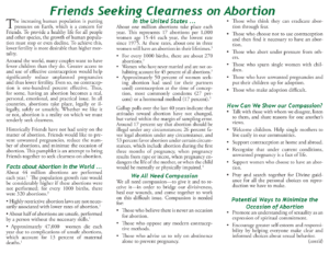 Friends Seeking Clearness On Abortion