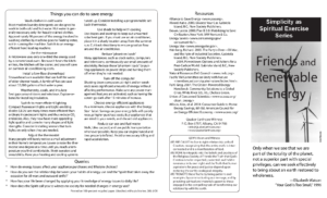 Friends And Renewable Energy