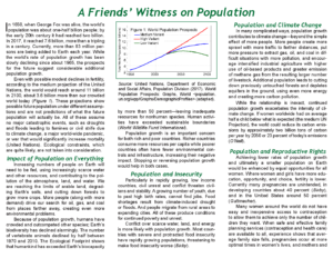 A Friends Witness On Population