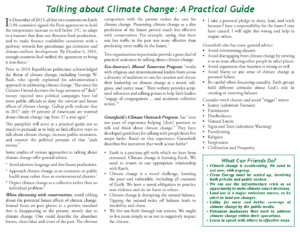Talking Climate Change: A Practical Guide