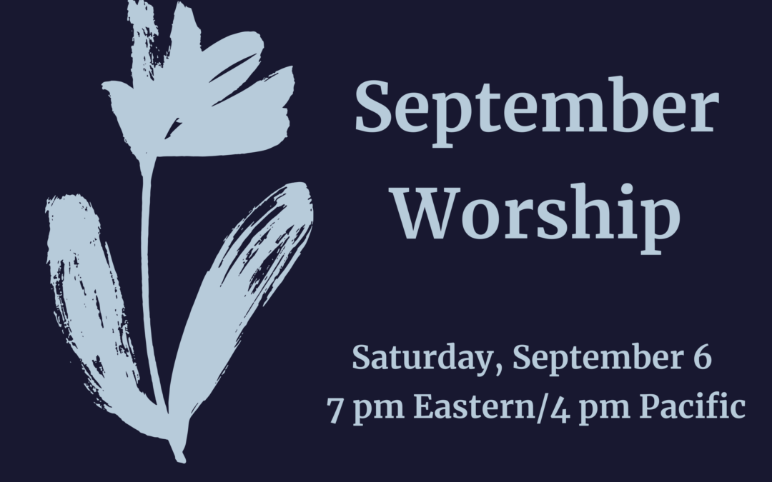 September Earthcare Worship